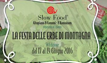 Eventi Asiago – Festa delle erbe di Montagna dal 17 al 19 Giugno 2016