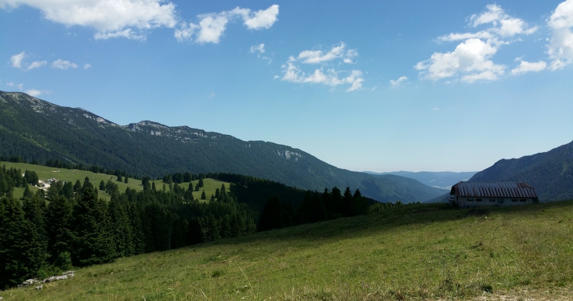 Vista da Malga Laste