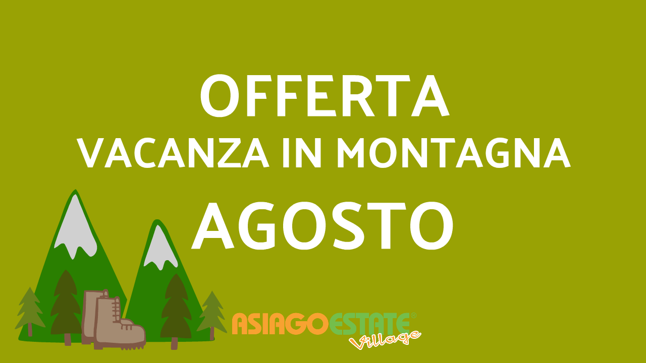 Offerta AGOSTO